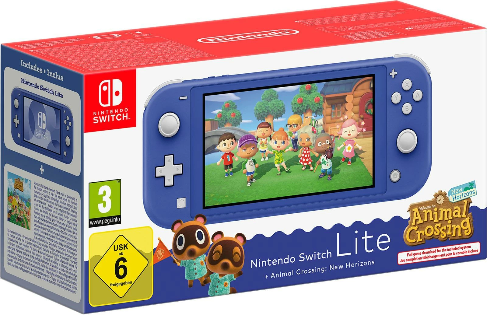Prenosna igralna konzola Nintendo Switch Lite Animal Crossing, modra