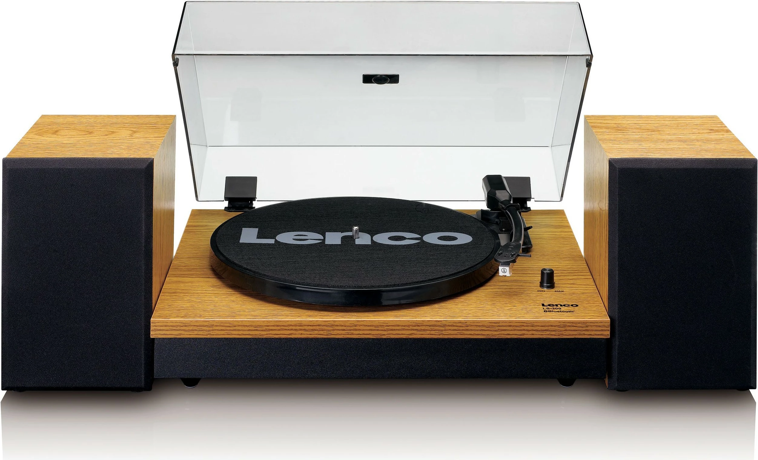 Gramofon Lenco LS-300, Bluetooth, 2 zvočnika, les/črn Gramofon Lenco LS-300, Bluetooth, 2 zvočnika, les/črn