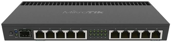 Usmerjevalnik z 10 Gigabit vrati in SFP+ MikroTik RB4011IGS+RM, Ethernet WAN, črn Usmerjevalnik z 10 Gigabit vrati in SFP+ MikroTik RB4011IGS+RM, Ethernet WAN, črn