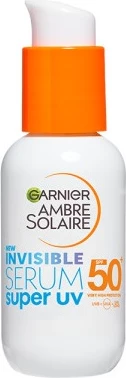 Serum za obraz za ženske, SPF50+ 30 ml, Garnier Ambre Solaire Invisible Super UV
