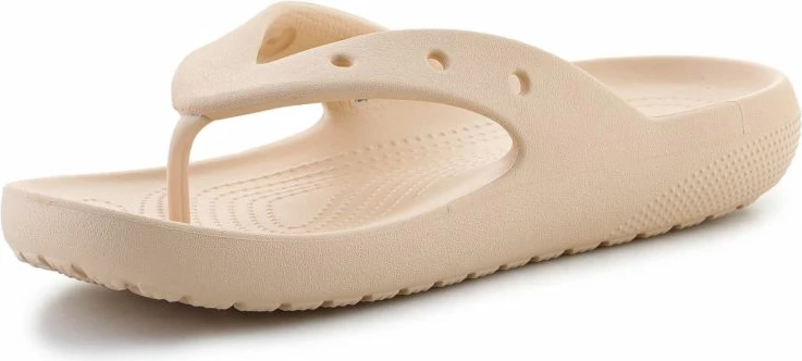 Flip-flop natikači Crocs Classic Flip V2, bež