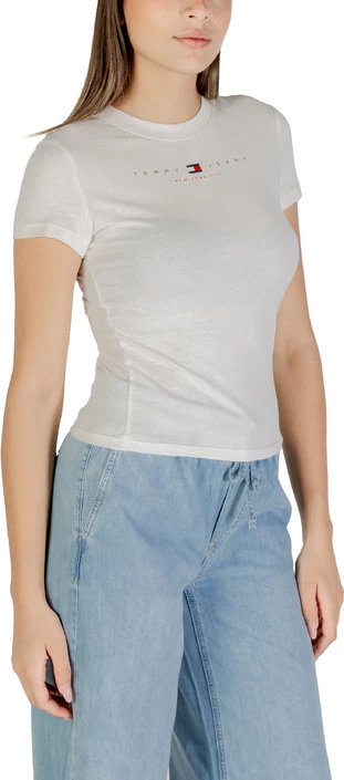 Majica za ženske Tommy Hilfiger Jeans, bela