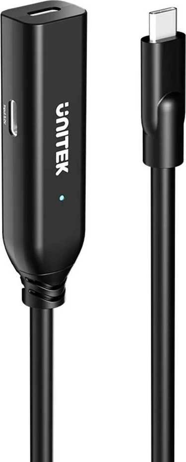 Podaljševalni kabel USB-C 5 m, 10 Gbps, črn Unitek