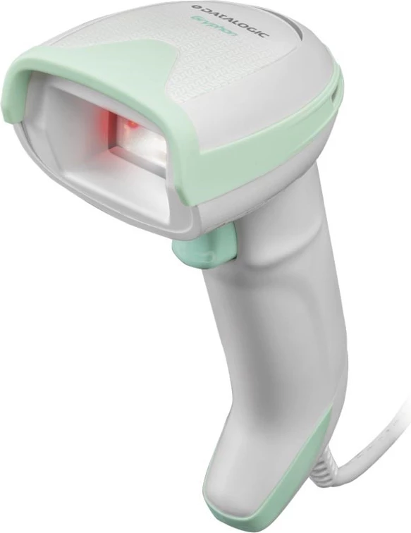 Skenalnik črtnih kod, Datalogic GD4520W/GD4520-HCK1, ročni, s kablom, bel