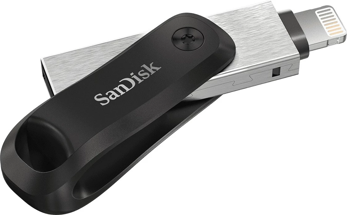 USB ključek 64 GB, SanDisk iXpand, USB Type-A / Lightning, črn, srebrn USB ključek 64 GB, SanDisk iXpand, USB Type-A / Lightning, črn, srebrn