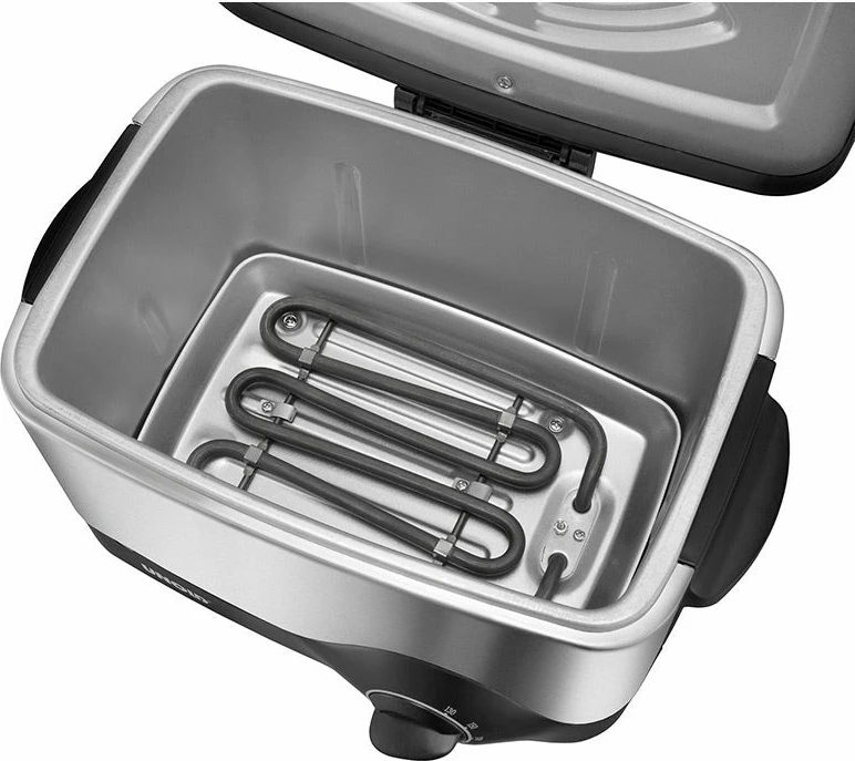 Friteza 0,5 kg, 1,5 L, 190 °C, črna, inox Unold 58615