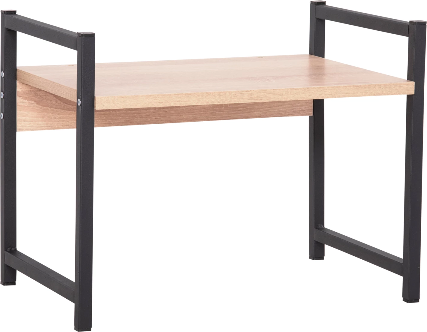 Kuhinjska organizacijska polica BECKO FH18219.03 melamin v sonoma-črni kovini 54.5x35x41Hcm