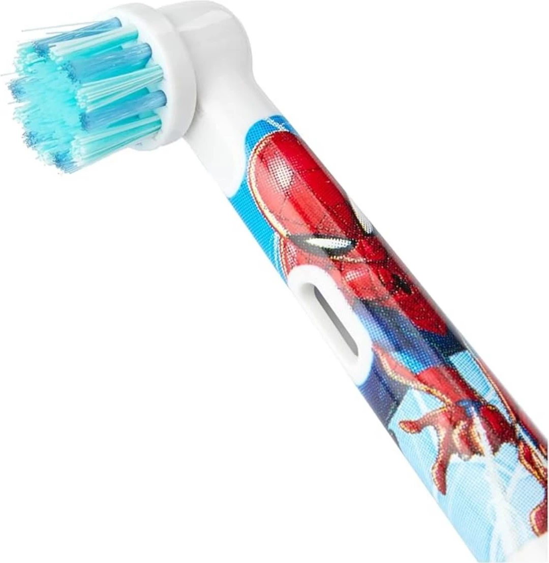 Zamenljiva sonična glava za zobno ščetko, Spiderman, Oral-B, 4210201435914, 8 kosov, bela