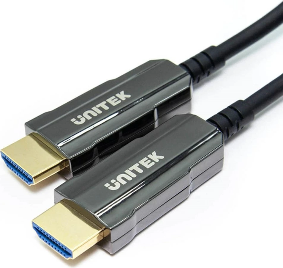 Optični HDMI kabel UNITEK C11072BK03-12M, 12 m, 4K 60 Hz, črn