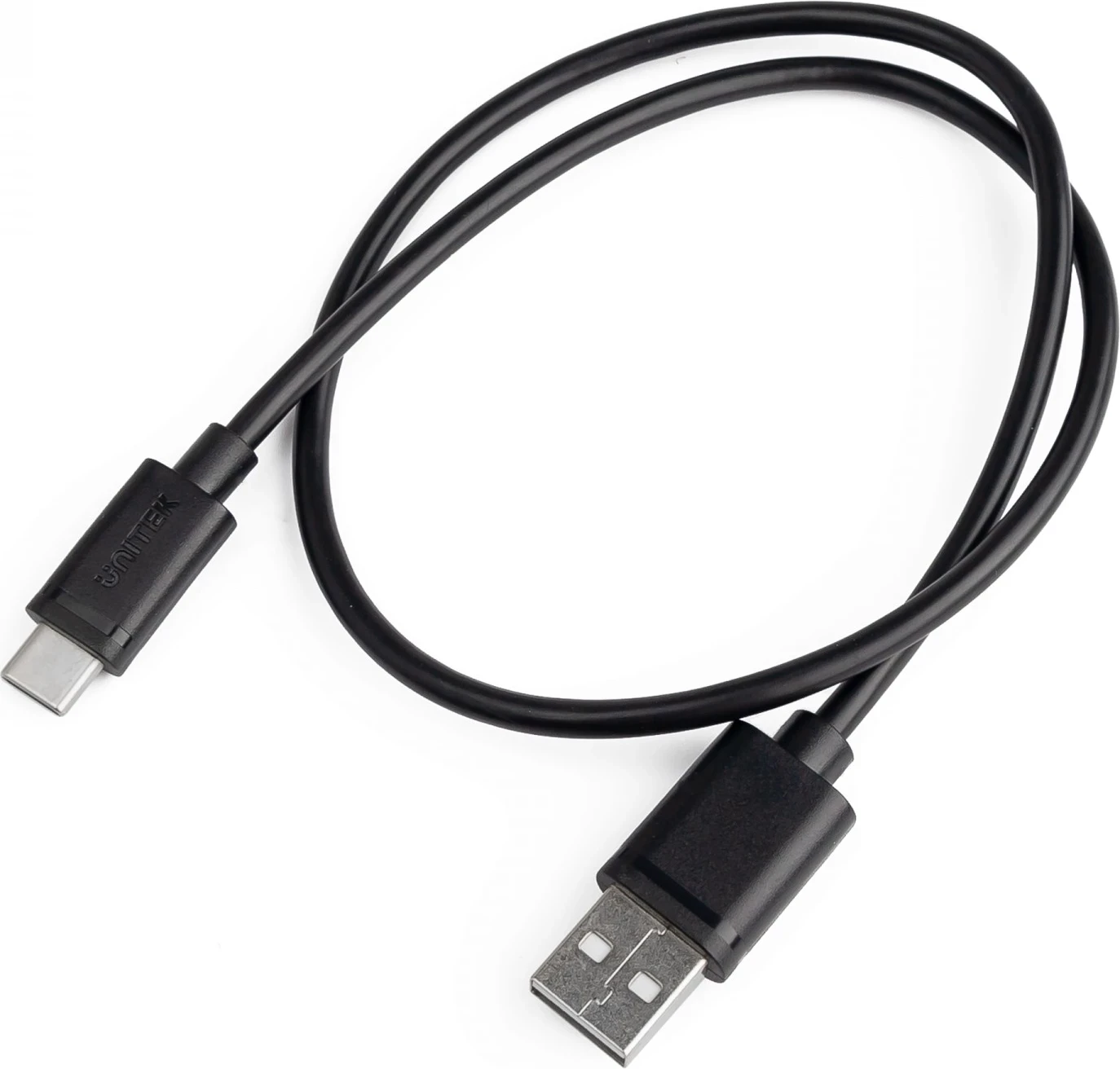 USB-A na USB-C kabel 2.0, 480 Mbps, 1 m, črn Unitek