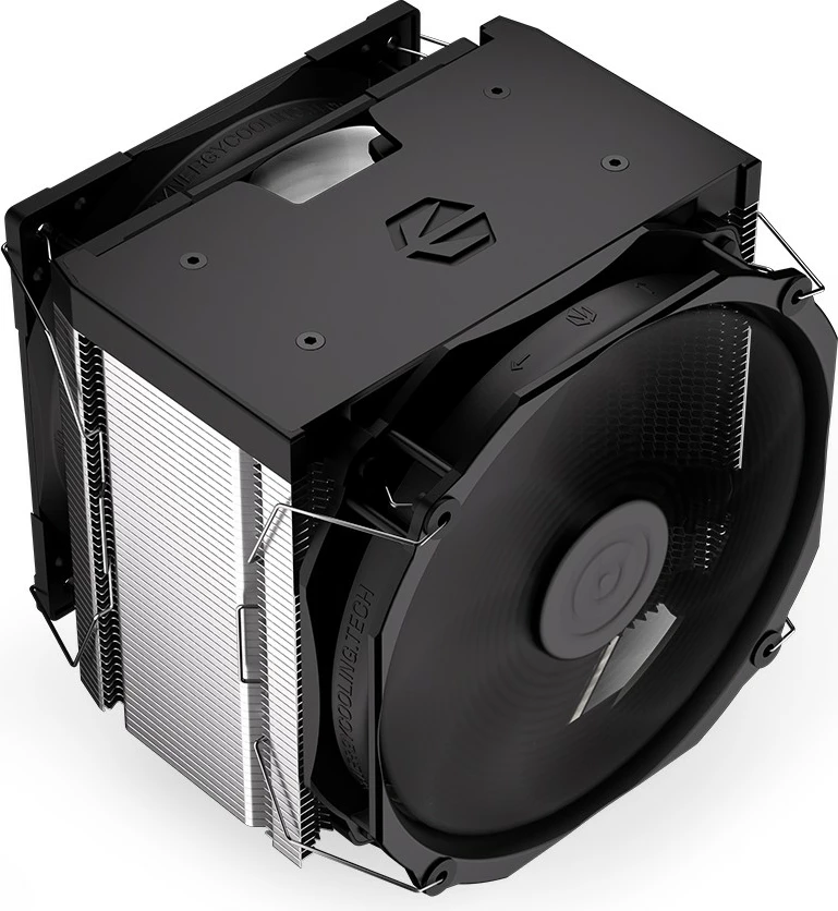 Zračni hladilnik procesorja, 2 ventilatorja, črn Endorfy Fortis 5 Dual Fan, EY3A009