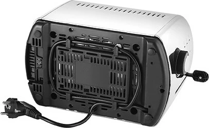 Toaster retro za 2 rezini UNOLD, 2 rezini, 7 stopenj, inox