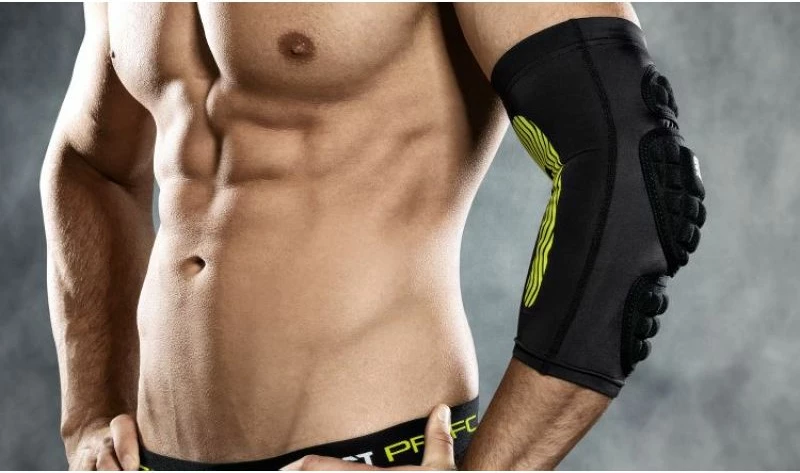 Podporna opornica za komolec za moške in ženske Select, črna