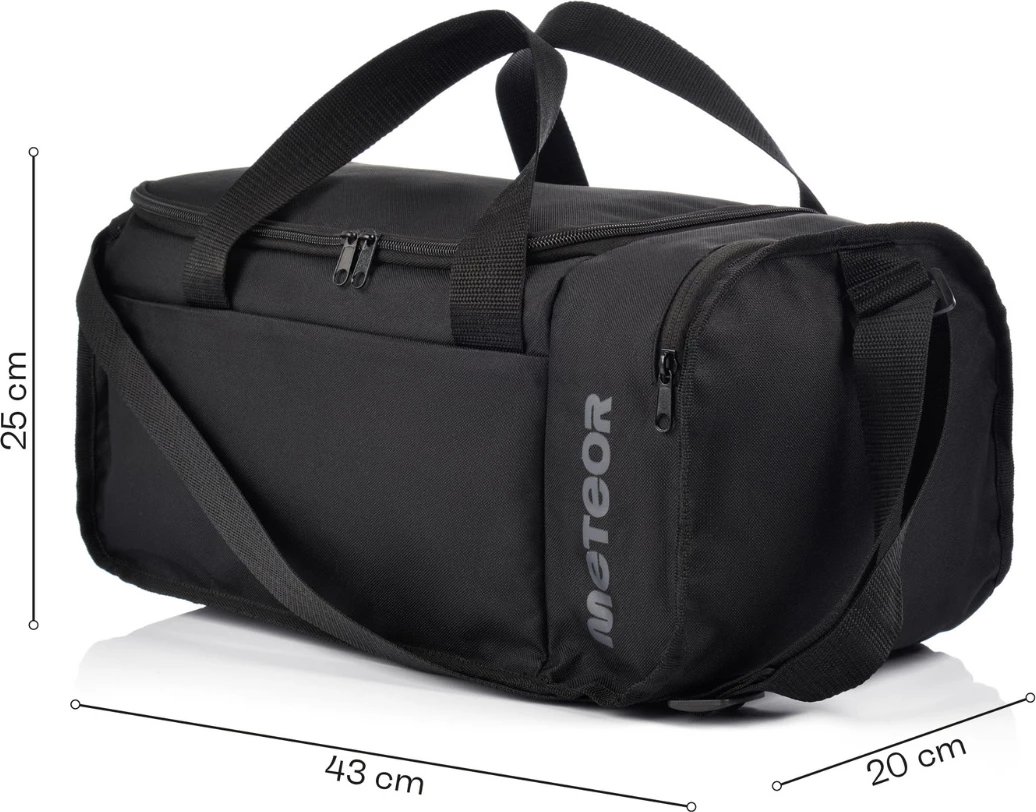 Športna torba Meteor Nanuq 20 l, črna
