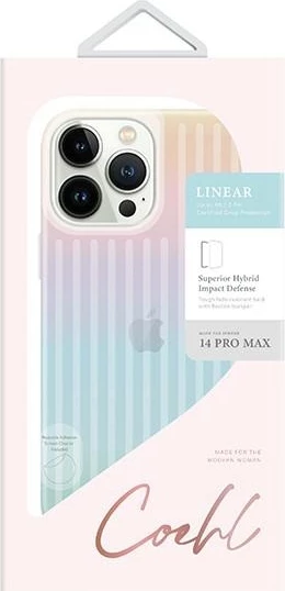 Ovitek za telefon Coehl Linear UNIQ za iPhone 14 Pro Max, iridescent