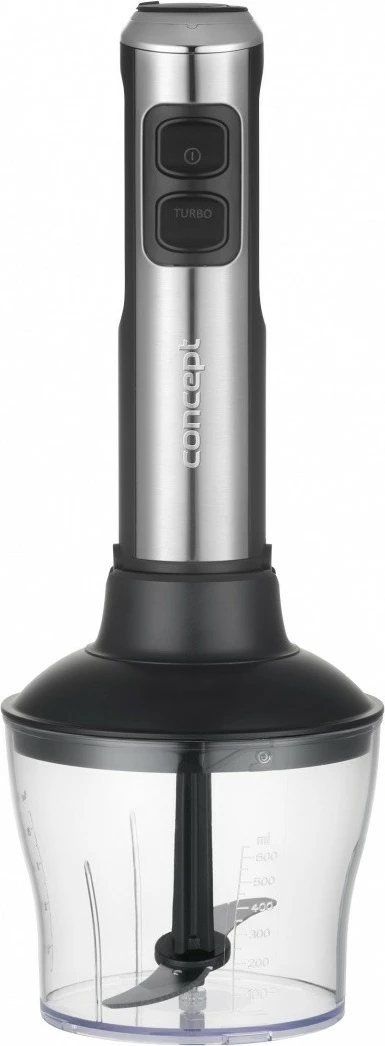 Roko mešalnik Concept TM5500, 1500 W, komplet dodatkov, inox/črn Roko mešalnik Concept TM5500, 1500 W, komplet dodatkov, inox/črn