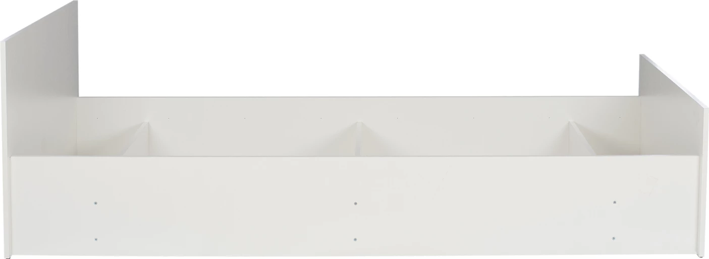 Melaminska postelja za vzmetnico 90x200 cm. Bela FH2433.03