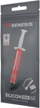 Termalna pasta GENESIS Silicon 900, Natec, 8 g, za računalnike in konzole, rdeča