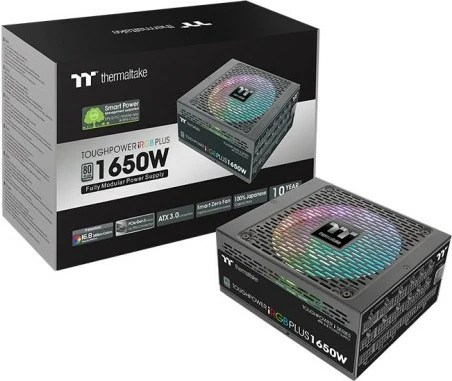 Napajalnik 1650 W Thermaltake Toughpower iRGB digital, modularen, Titanium, 14 cm, Gen5