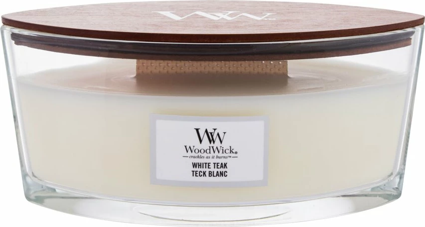 Aromatična sveča White Teak WoodWick 453,6 g