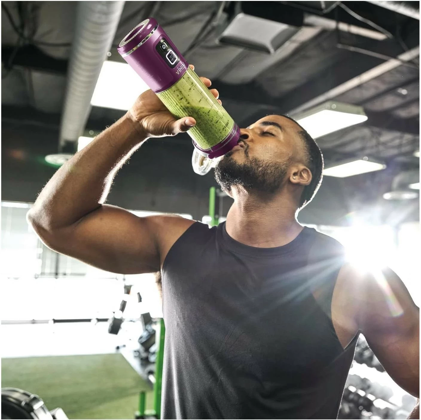 Prenosni mešalnik Ninja BC151, 0,53 L, USB-C, vijoličen