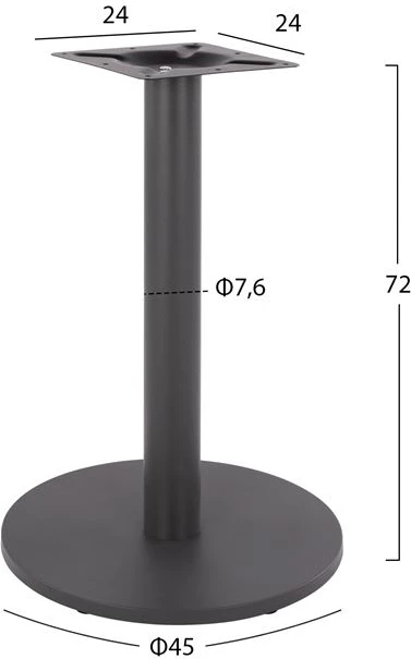 Osnovna kovinska siva '45x72 s prilagoditvami FH419.20