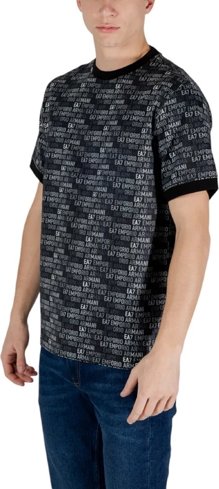 Majica za moške Ea7, črna