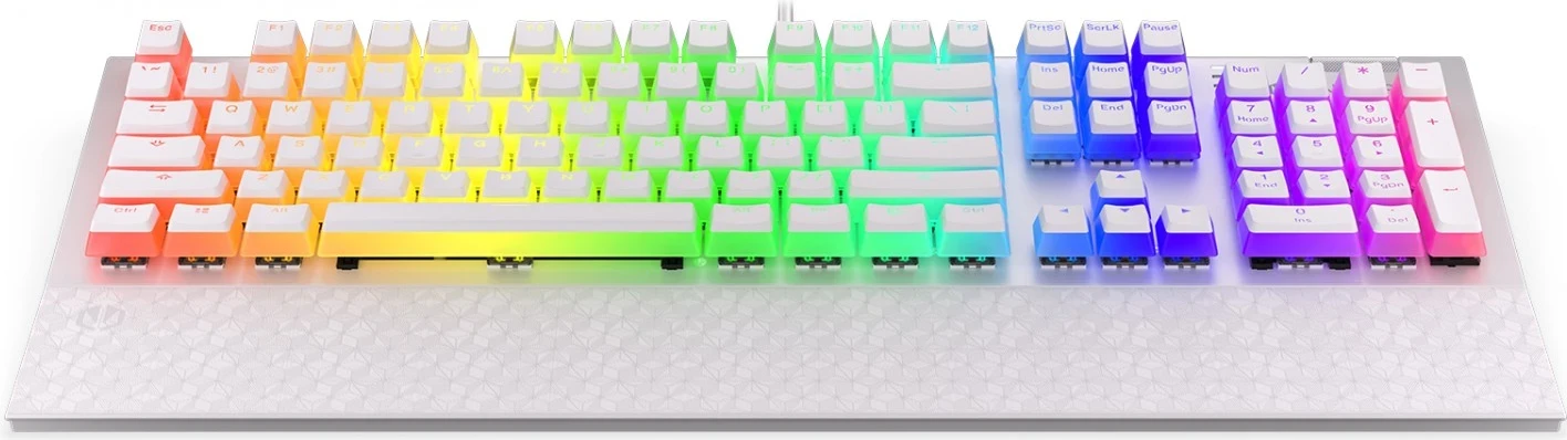 Mehanska igralna tipkovnica Endorfy All, bela