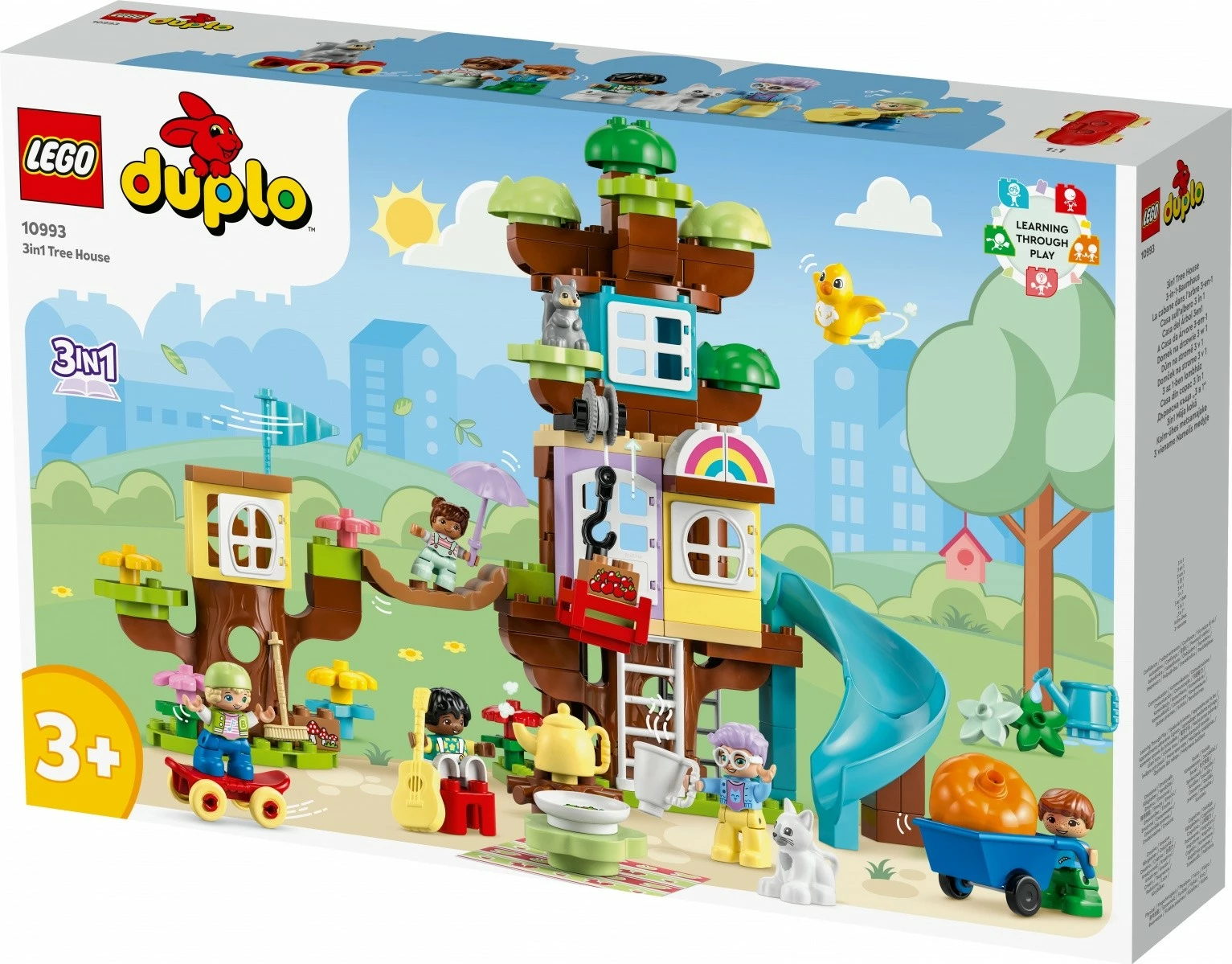 Igralni set hiša na drevesu 3 v 1, 126 kosov, za otroke, večbarven, LEGO DUPLO Tree House