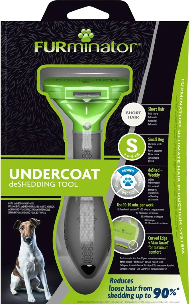 Orodje za odstranjevanje poddlake FURminator, za kratkodlake pasme