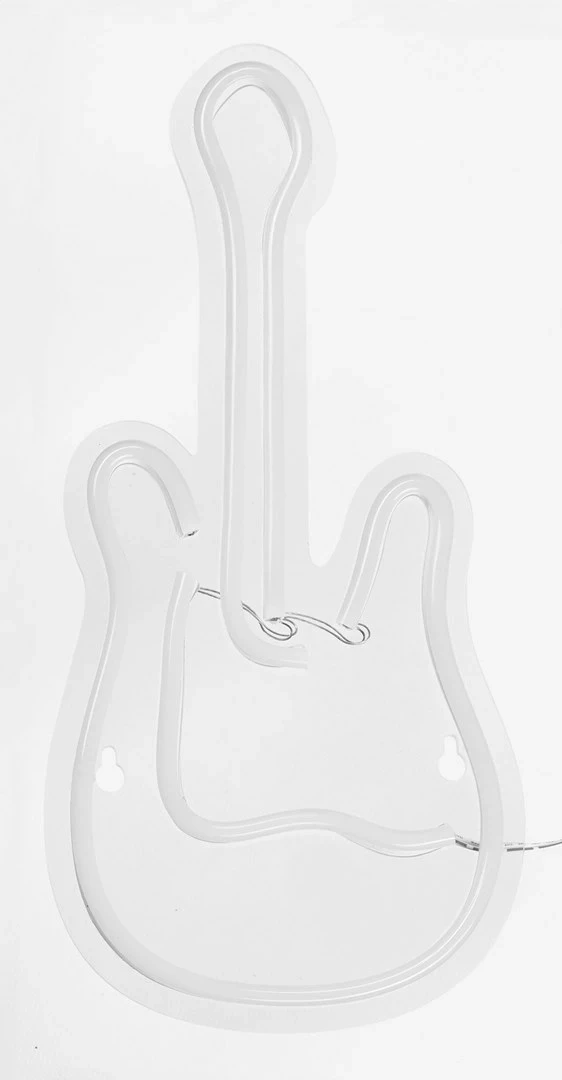 LED dekoracija v obliki kitare, Actis Neon Guitar, večbarvna