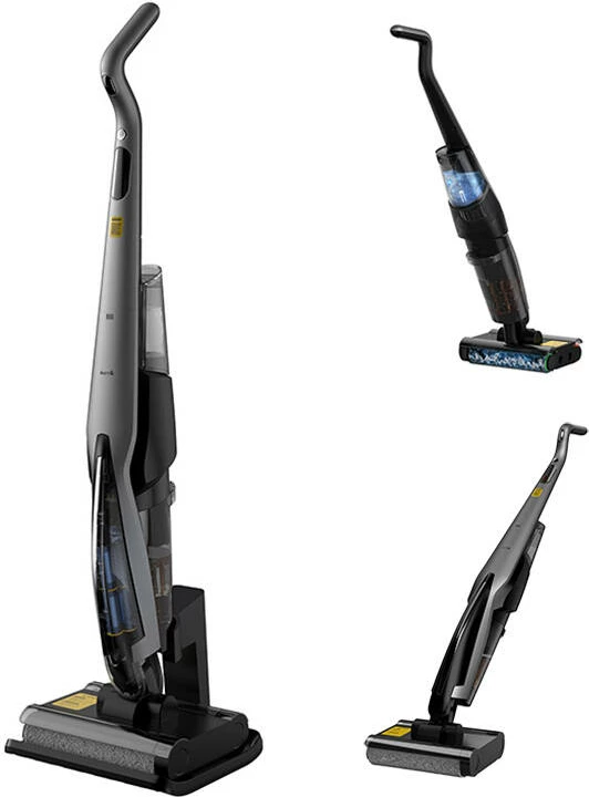 Vertikalni sesalnik z funkcijo pomivanja Deerma DEM-VX96W, brezžičen, 4000mAh, črn