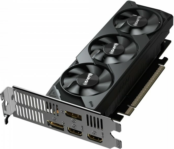 Grafična kartica Gigabyte GeForce RTX 5050 Low Profile OC, 8GB GDDR6, 128-bit, 3 ventilatorji Grafična kartica Gigabyte GeForce RTX 5050 Low Profile OC, 8GB GDDR6, 128-bit, 3 ventilatorji