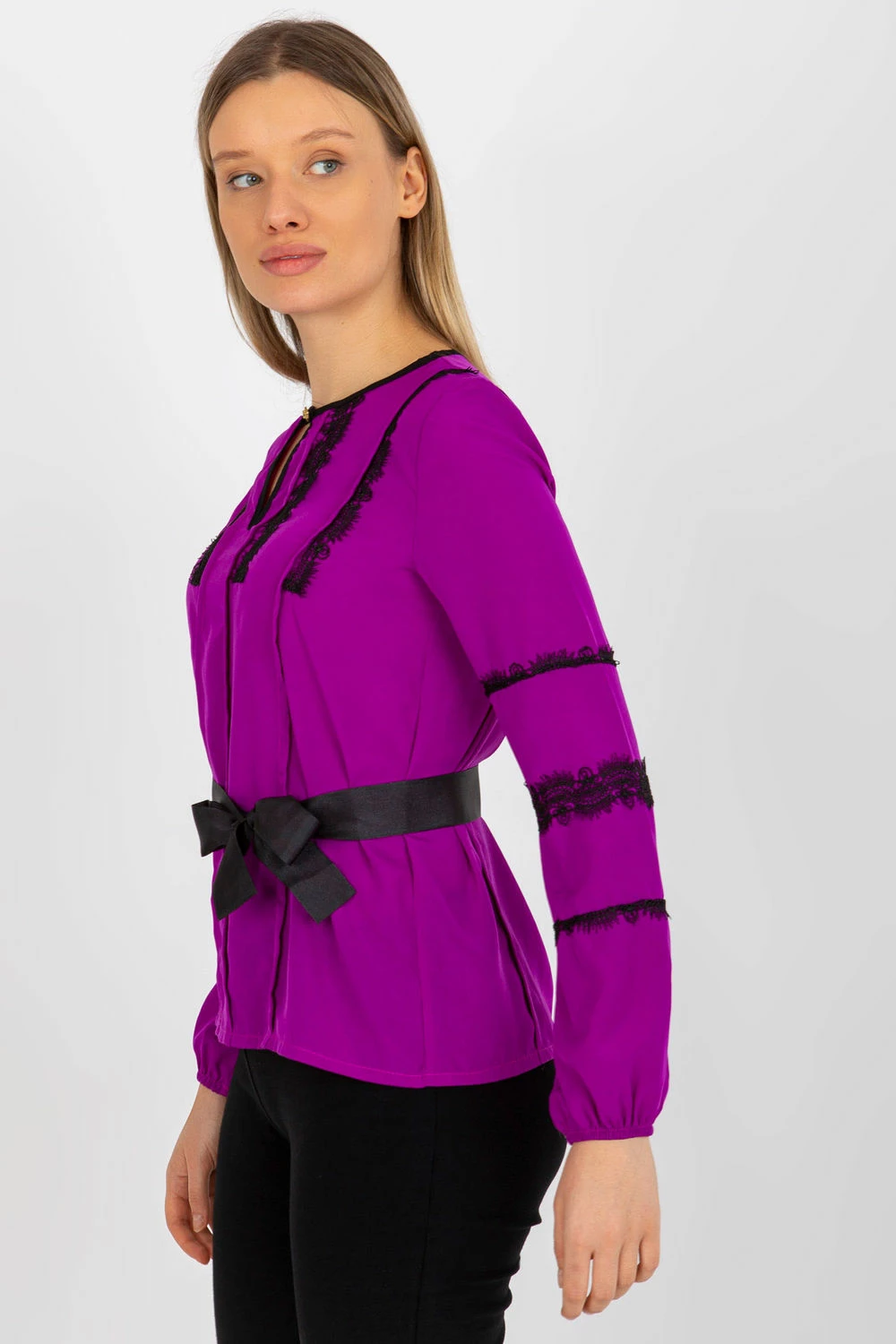 Formalna bluza Lakerta model 176735, vijolična