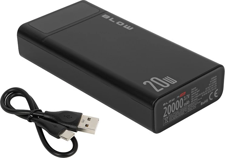 Power bank BLOW PB10A 10000 mAh, črn