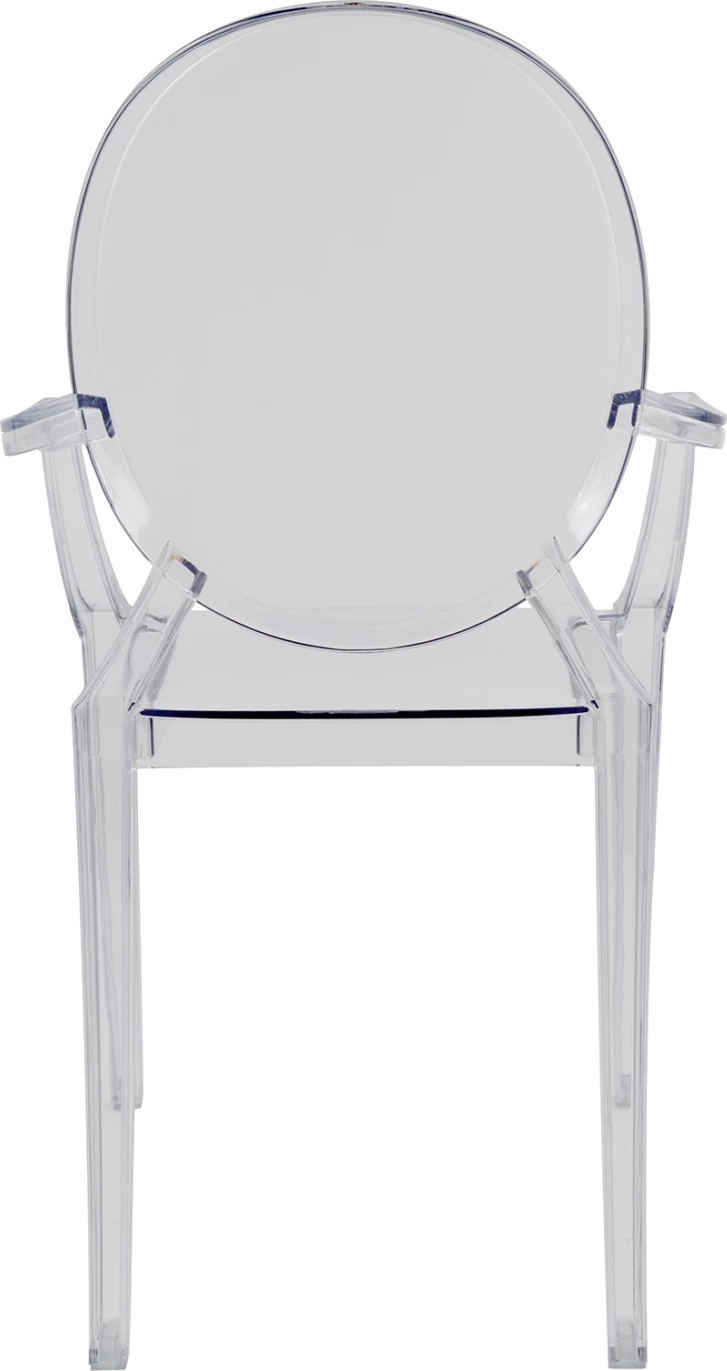 Akrilni stol s prozornimi nasloni za roke Aramis FH0169 52,2x56,5x92cm, set 4 kosov