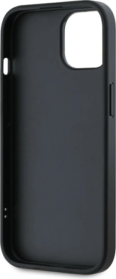 Ovitek za telefon Saffiano Athleisure Stripes Cord za iPhone 15, rožnat, Karl Lagerfeld