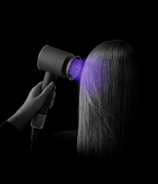 Sušilnik za lase Dyson Supersonic Nural, 1600 W, 13.3 l/s, moder, oranžen