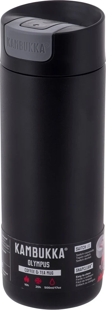 Termovček Kambukka Olympus, mat črn - 500 ml