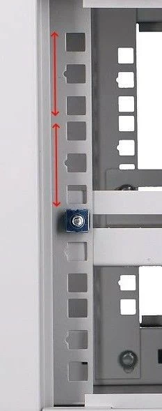 Stenska računalniška omara 4U, 600x600, steklo, siva Extralink EX.8543