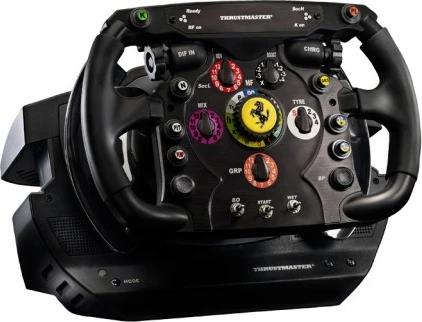 Dirkalni volan Thrustmaster AddOn Ferrari F1, brezžični, za PC/Konzole, črn