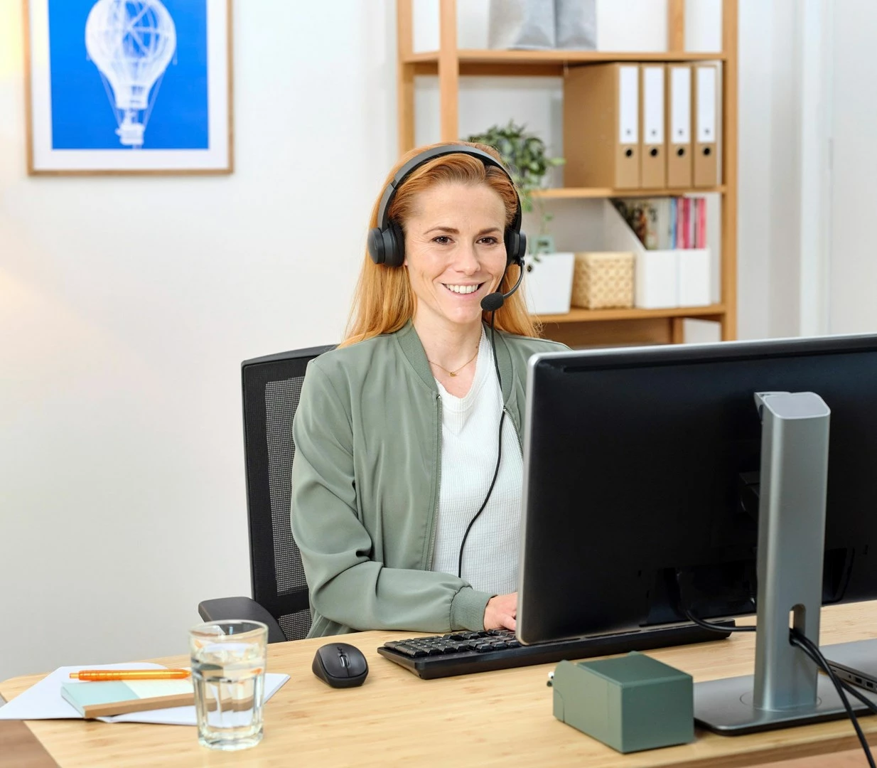 Slušalke z mikrofonom, neck-band, USB Type-A, črne Trust HS-260