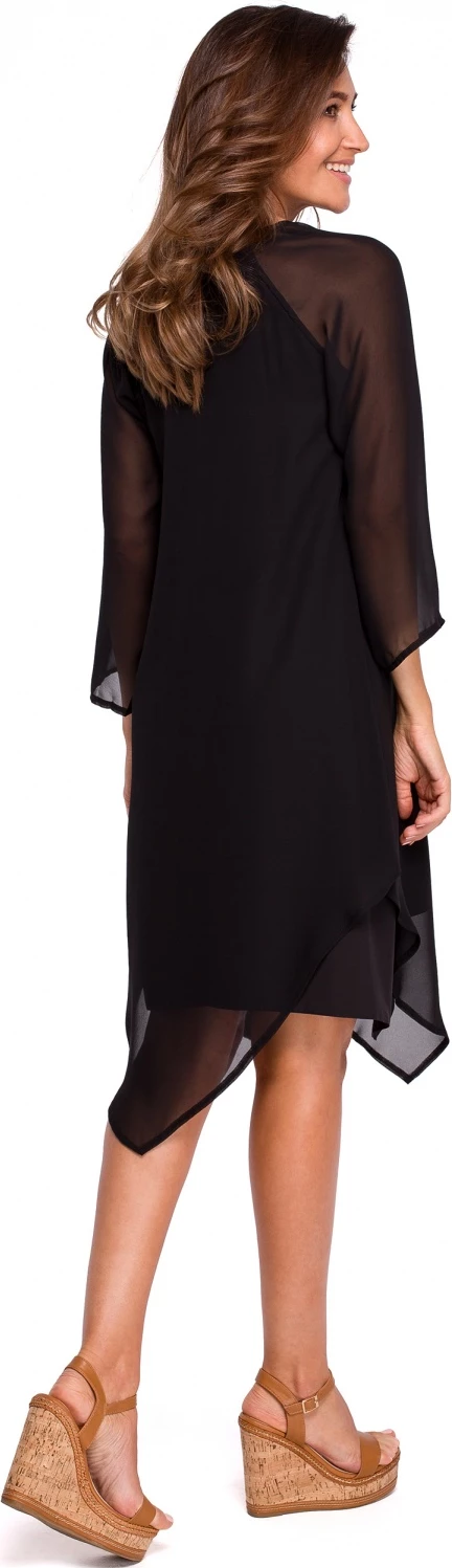 Obleka boho Stylove 132590, črna