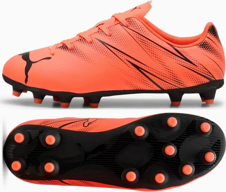 Otroške nogometne copate Puma, rdeče