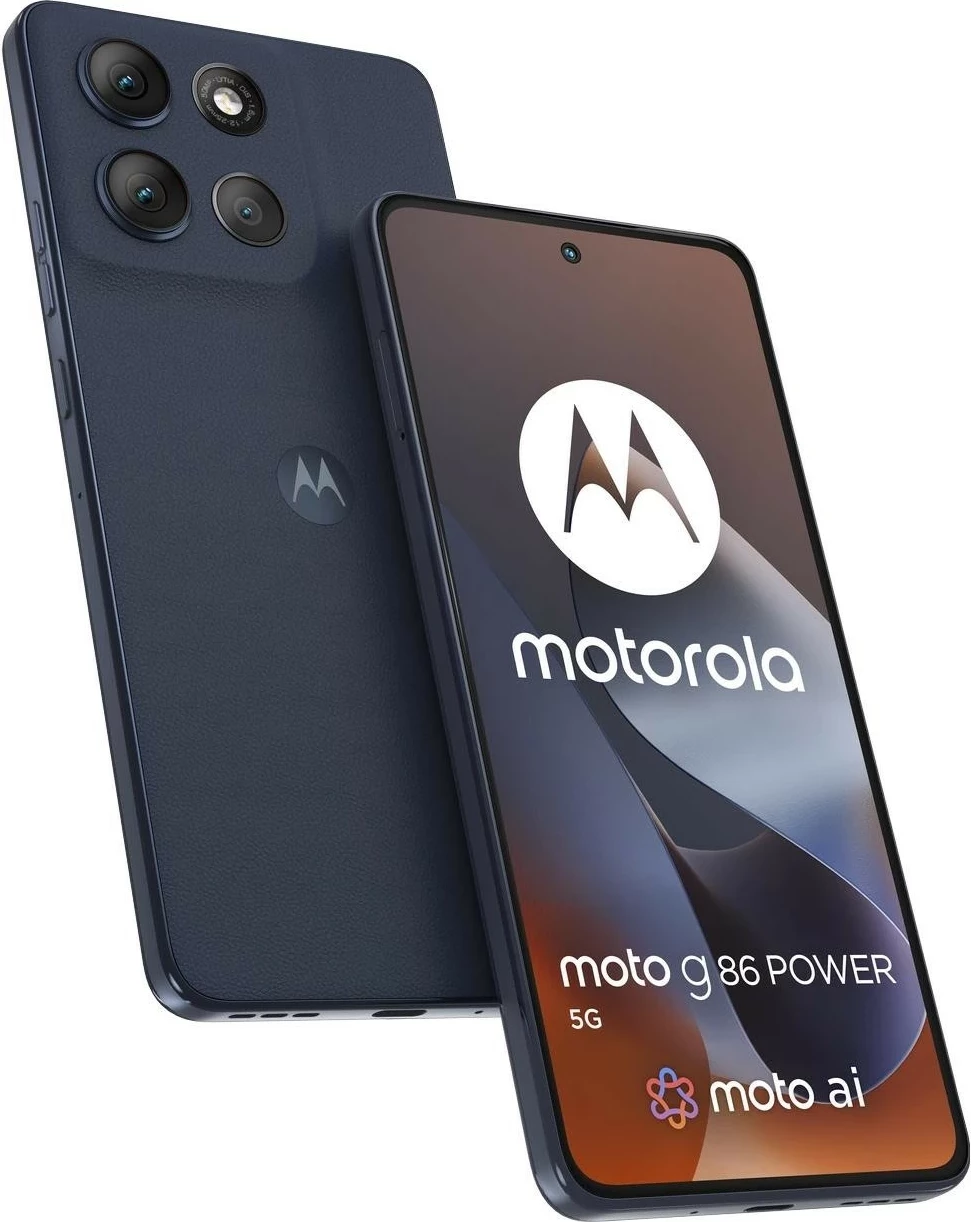 Pametni telefon Motorola Moto G86 5G, 12/256 GB, Spellbound temno modra