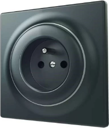 Vtičnica Walli Outlet N Type E FIBARO, antracit
