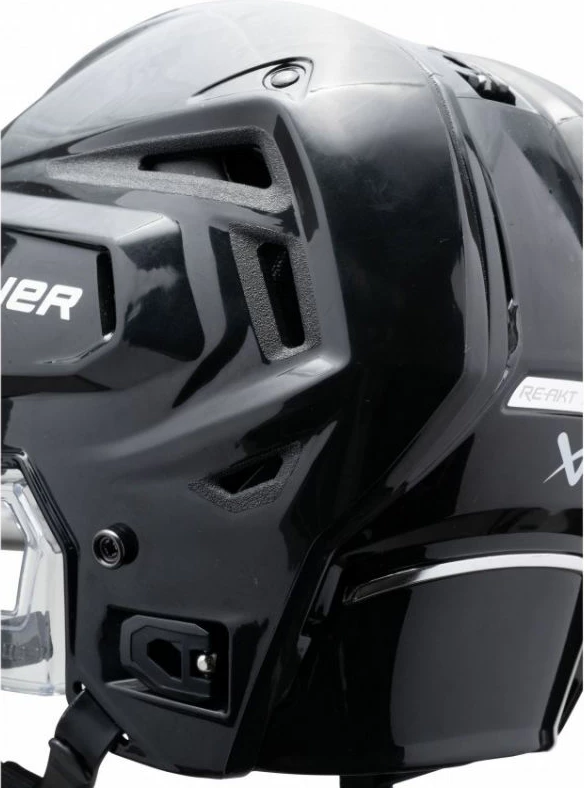 Profesionalna hokejska čelada Bauer Re-akt 155, črna