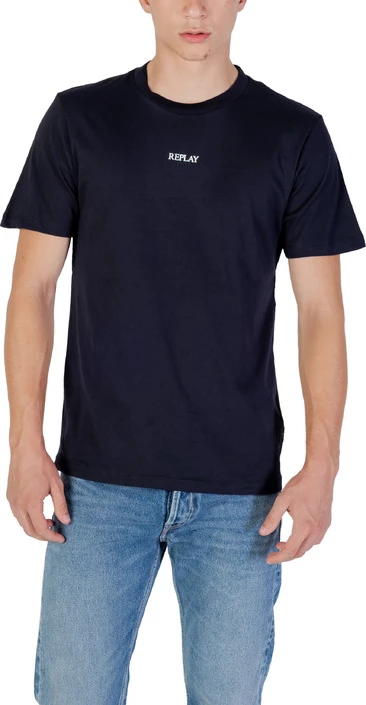Majica za moške, modra Replay