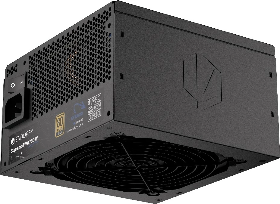 Napajalnik 750W, 80 PLUS Gold, modularen, črn Endorfy Supremo FM6