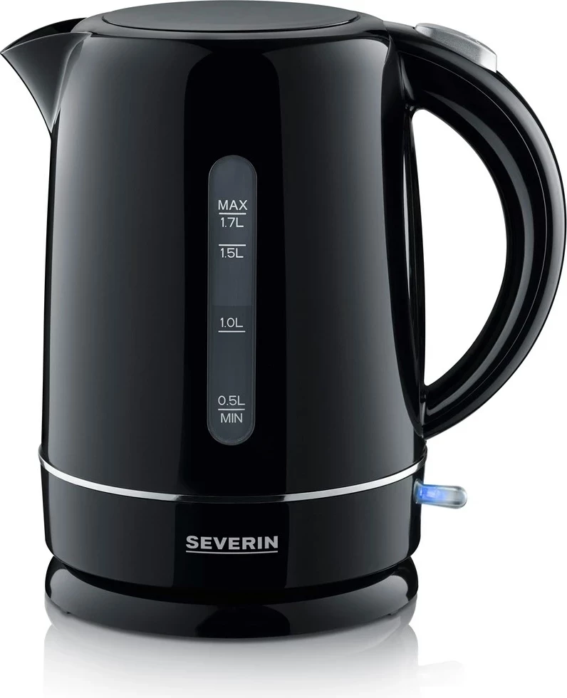 Električni grelnik vode 1,7 L 2200 W, črn Severin WK 4322 Električni grelnik vode 1,7 L 2200 W, črn Severin WK 4322